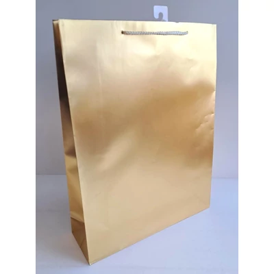 SAD-SDE41066D Ajándéktasak Metál arany (32*10*41,5cm)