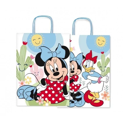 SAD-WNA26612C Ajándéktasak kraft 26*34*12cm Minnie és Daisy (2 oldalas)