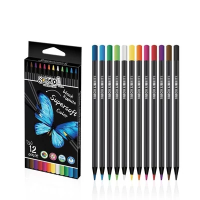 SC2492 Színesceruza készlet Super Soft 12db-os