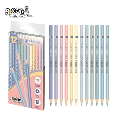 SC2591 Színesceruza készlet Crystal Candy 12db-os