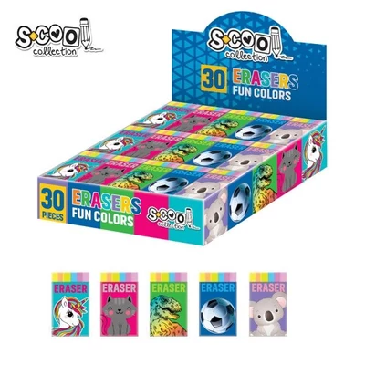 SC2720 Radír Fun colours 30db-os