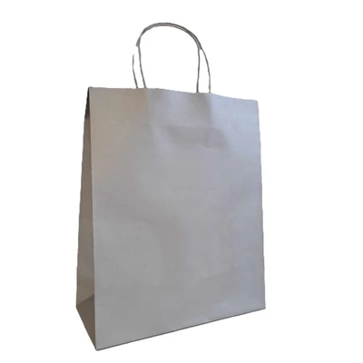 SC2732 Dekoratív papírzacskó Ezüst 26*12*32cm