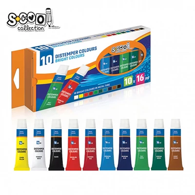 SC295 Tempera Bright colours 10*16ml