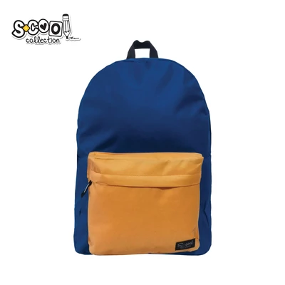 SC3076 Hátizsák Teenage Classic Kék, Narancssárga zsebbel