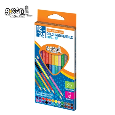 SC3235 Színesceruza készlet 12db-os 24 színű