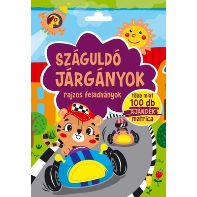 SZ-597100 Száguldó járgányok rajzos feladványai