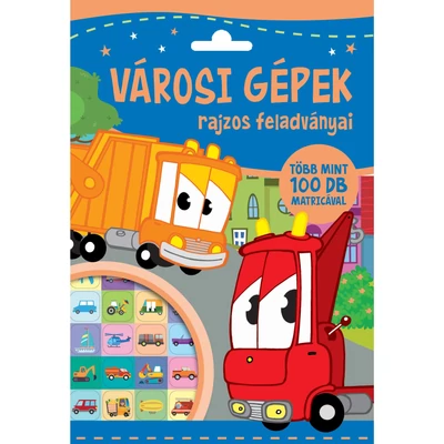 SZ-599050 Városi járgányok rajzos feladványai