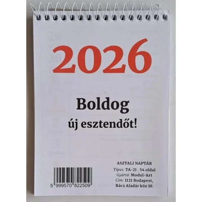 TA-21 Asztali naptár 2026 TA-21