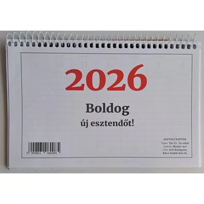 TA-23 Asztali naptár 2026 TA-23