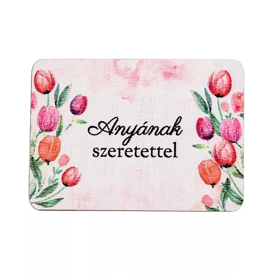 VD-GV04-704 Fa dekor tábla 7*5cm 4db-os 