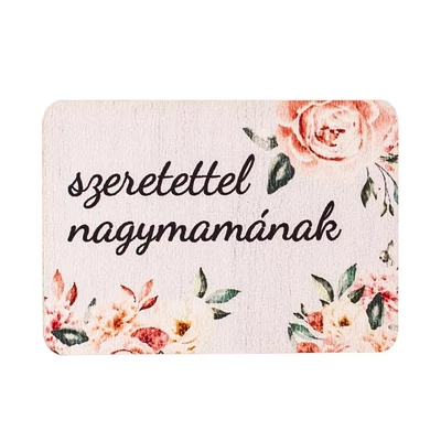 VD-GV04-90 Fa dekor tábla 7*5cm 4db-os 