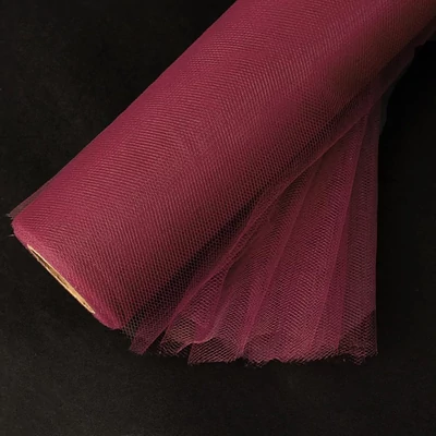 VD-T30-91 Lágy tüll tekercs 30cm*20m - Bordó