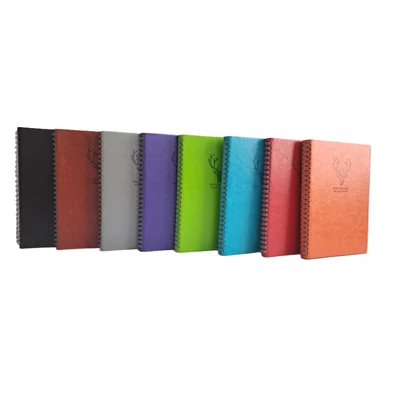 YL-A5-137f Spirál notesz A5 kockás Fekete